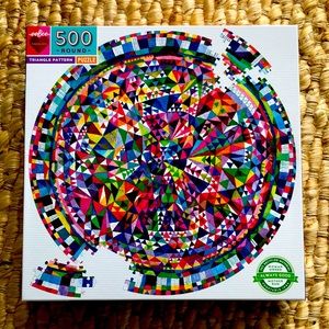 Eeboo Round Puzzle 500 pieces - quilt pattern